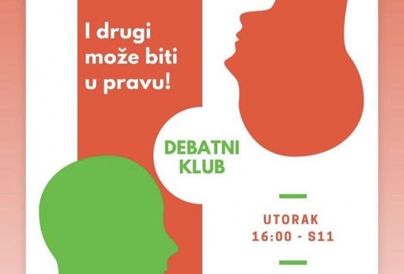 Debatni Klub Univerziteta Donja Gorica - Obavještenje