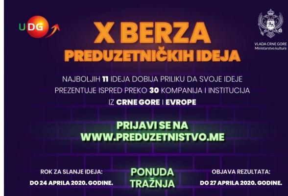 X Berza preduzetničkih ideja