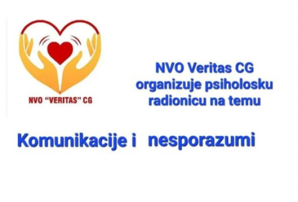 Psihološka radionica na temu: Komunikacije i nesporazumi (NVO Veritas)