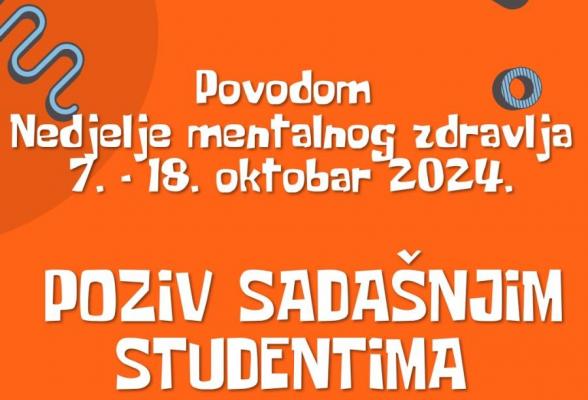 Poziv za učešće u promociji mentalnog zdravlja: Tvoje znanje u službi psihološke podrške!